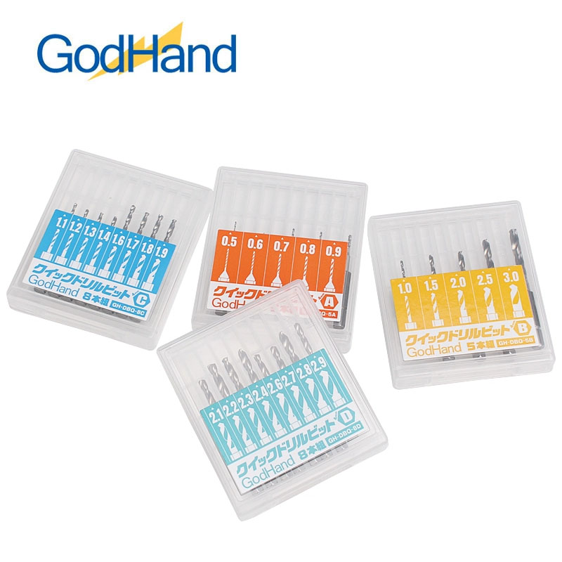 Top Tech Accessories - GodHand GH-DBQ-5A/5B/8C/8D Set di punte da