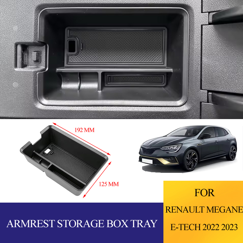Tech Accessories Shop - Vassoio portaoggetti per bracciolo auto in