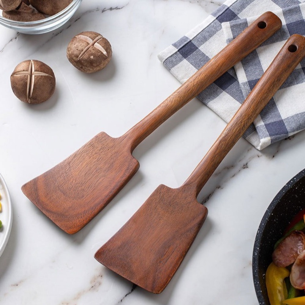 Hi Tech Kitchen Accessories - 34 centimetri di Legno Solido Spatola