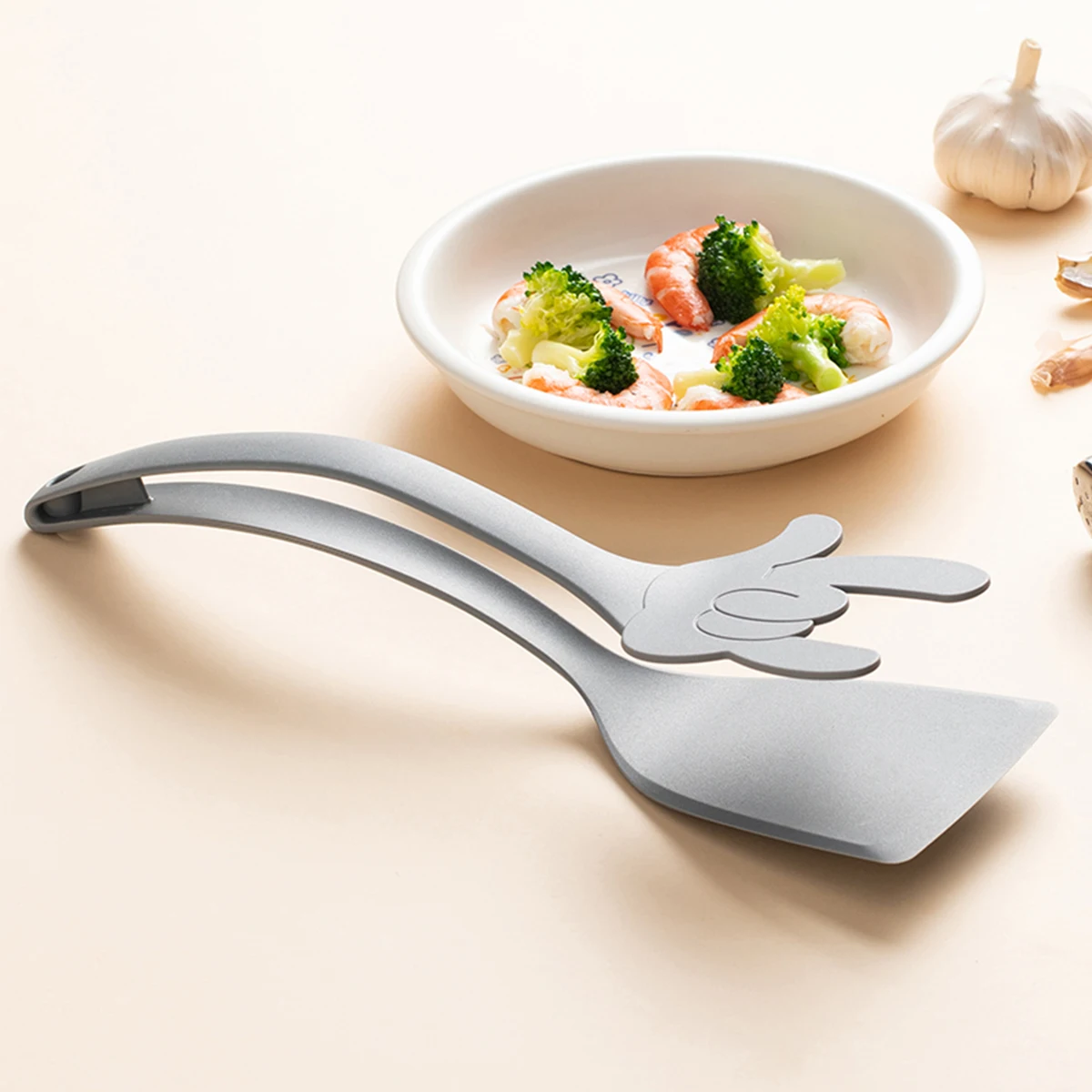 Hi Tech Kitchen Accessories - 1/3 pz pala Clip Silicone Grip