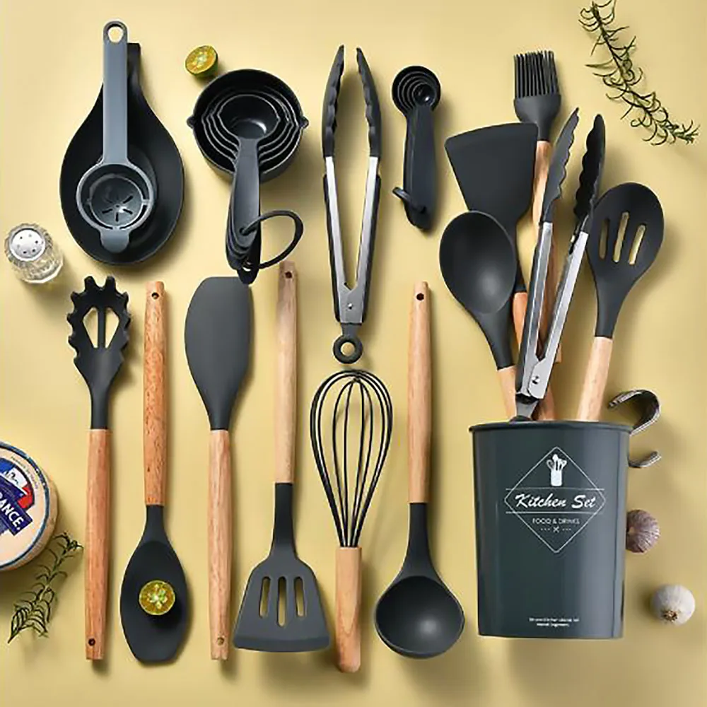Hi Tech Kitchen Accessories - 34 pezzi di utensili in Silicone