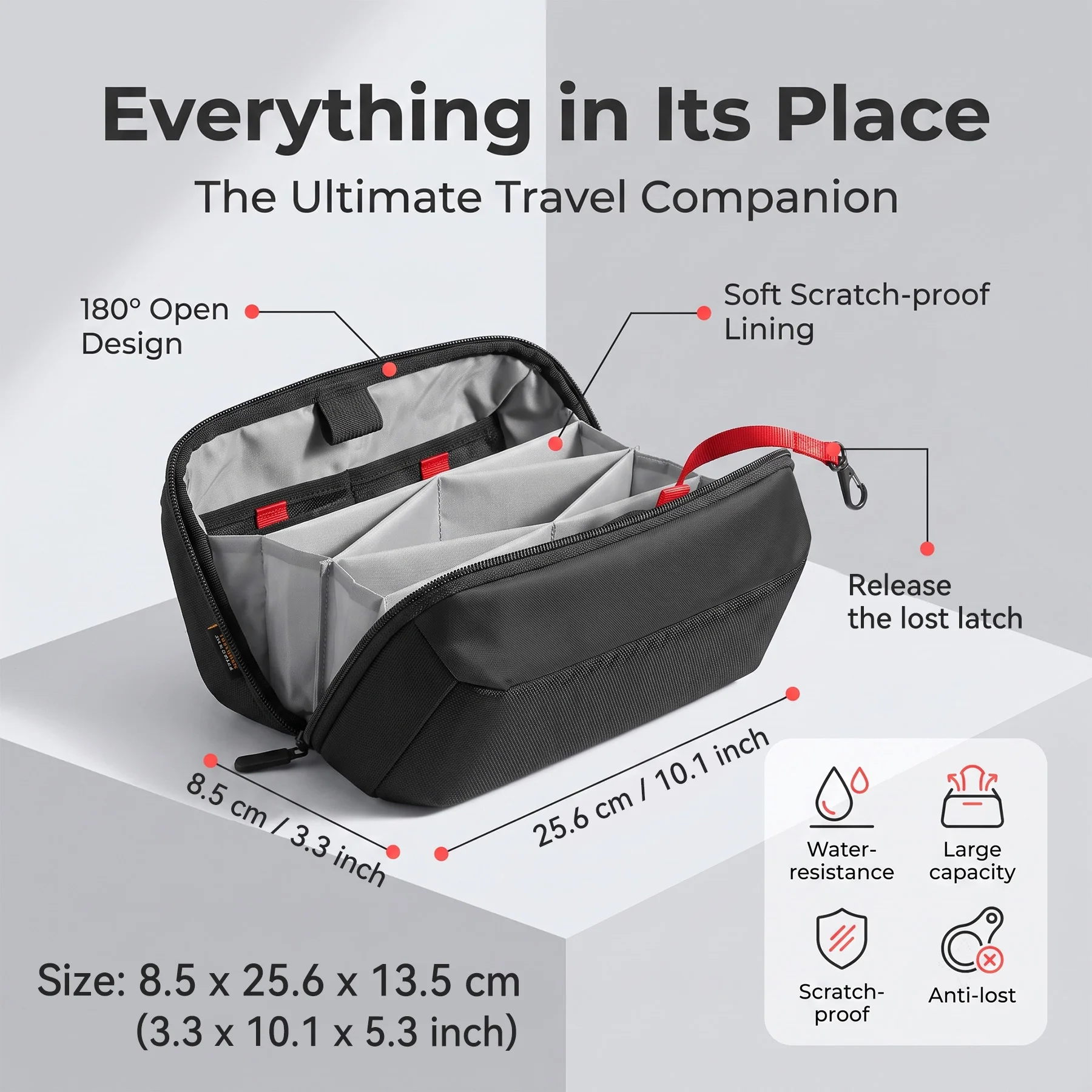 Organizer da Viaggio per Dispo - Tech Accessories Shop recensione e prezzo
