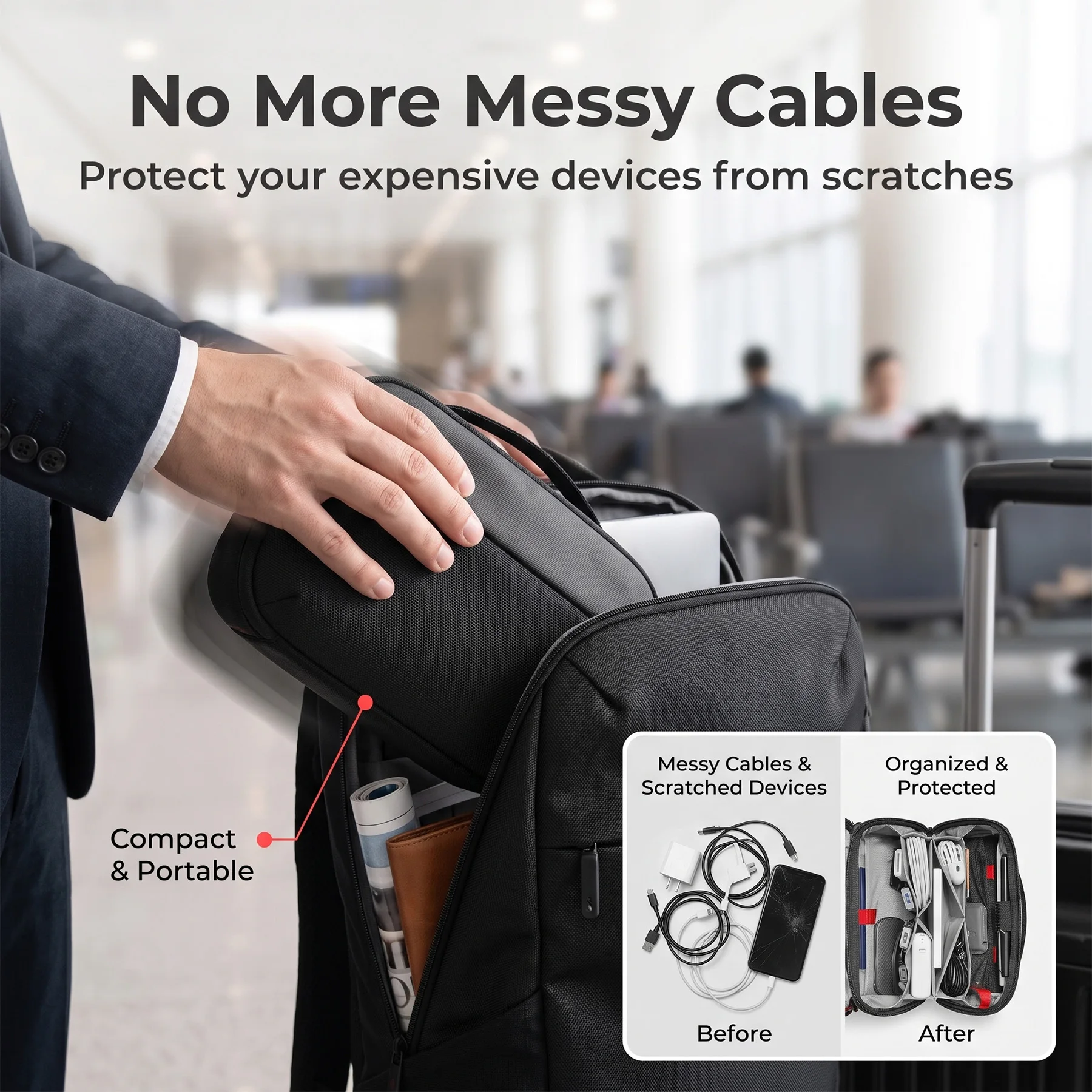Organizer da Viaggio per Dispo - Tech Accessories Shop recensione e prezzo