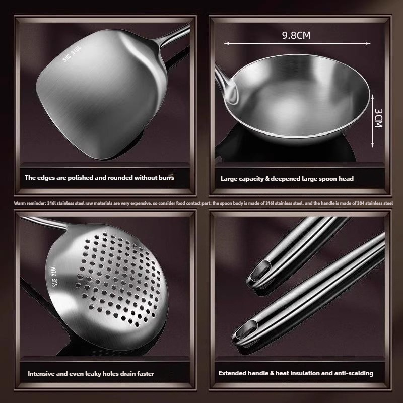 Spatola per wok in acciaio ino - Hi Tech Kitchen Accessories recensione e prezzo