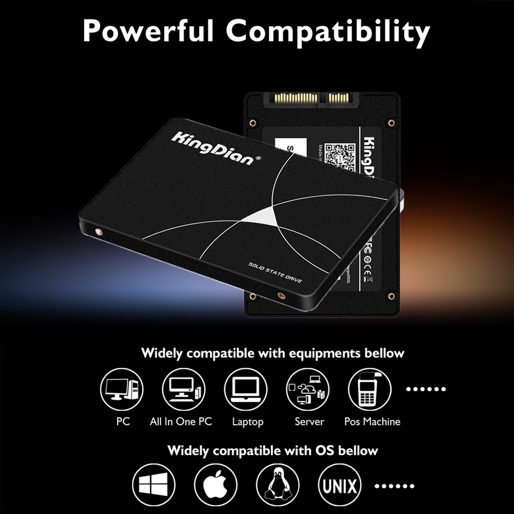 KingDian SSD 60GB 120GB 128GB  - Samsung Ssd Evo 870 recensione e prezzo
